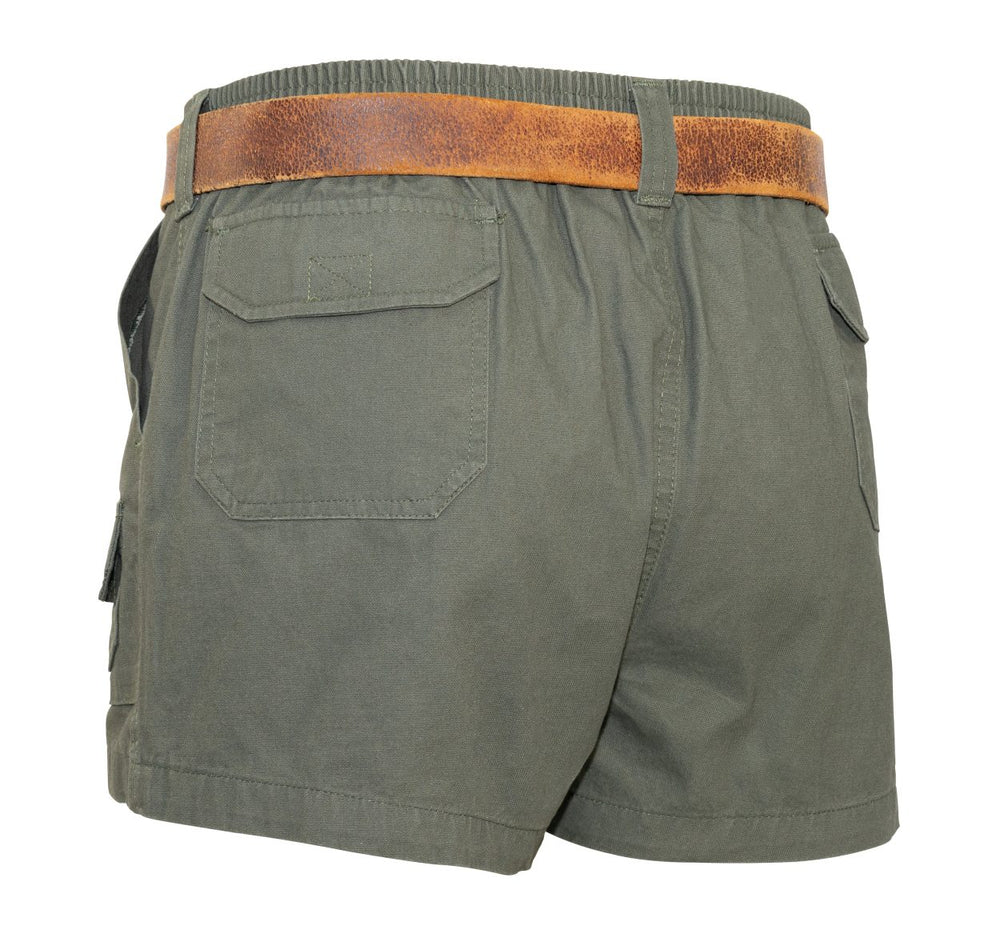 Half Elasticated Shortie Short, 9cm inleg
