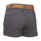 Half Elasticated Shortie Short, 9cm inleg