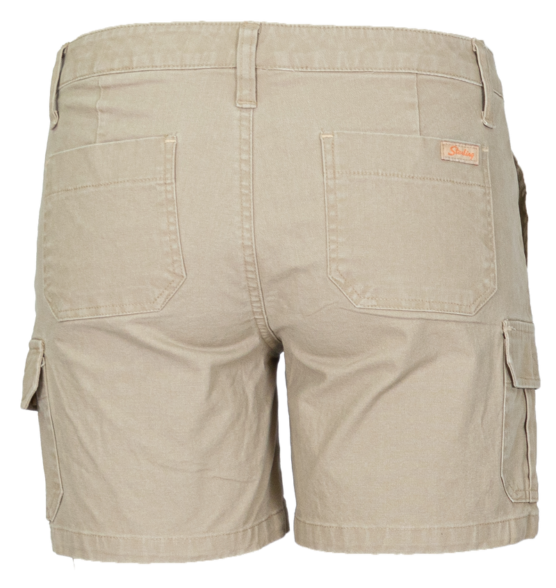 Woman's Cargo Stretch Canvas Short
