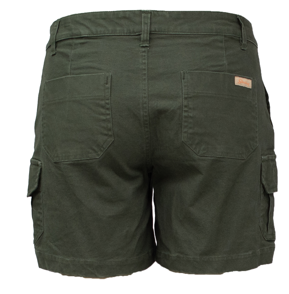 Woman's Cargo Stretch Canvas Short