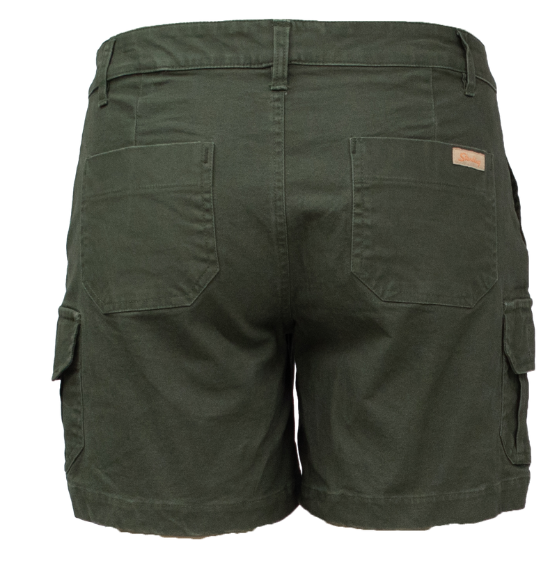 Woman's Cargo Stretch Canvas Short