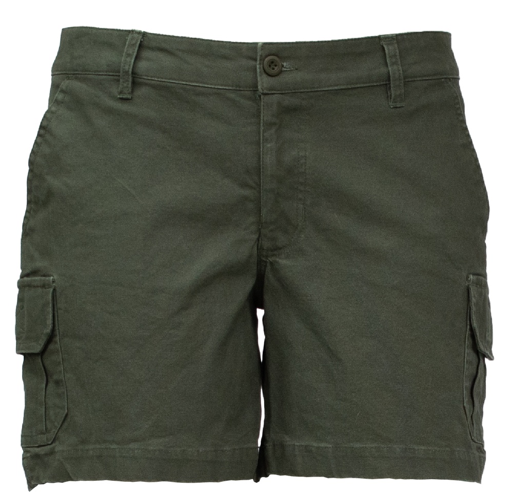 Woman's Cargo Stretch Canvas Short