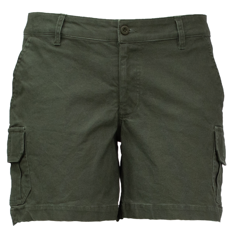 Woman's Cargo Stretch Canvas Short