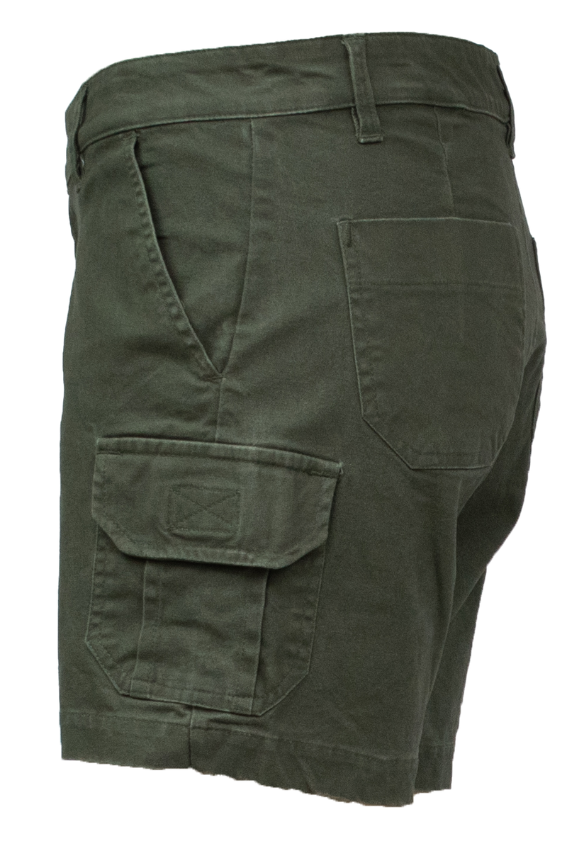 Woman's Cargo Stretch Canvas Short