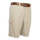 Fixed Waist Canvas Cargo Bermuda