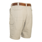 Fixed Waist Canvas Cargo Bermuda