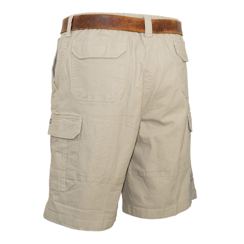 Pullon Stretch Canvas Cargo Bermuda