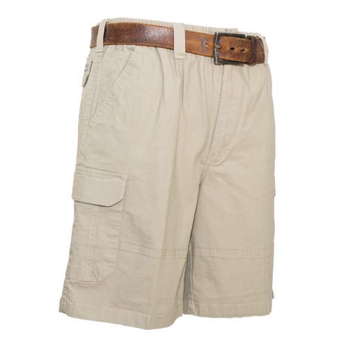 Pullon Stretch Canvas Cargo Bermuda