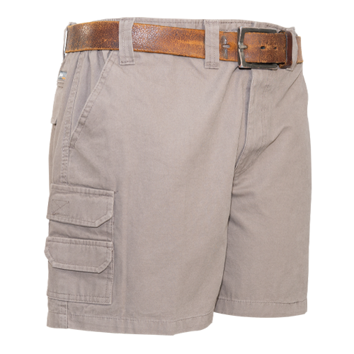 Side Elasticated Canvas Mountain Short